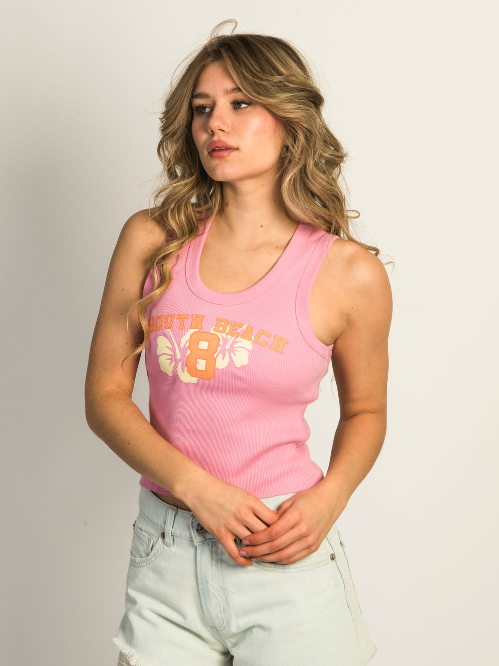 HARLOW HARLOW KENDALL PRINT TANK TOP - SOUTH BEACH 8 - CLEARANCE - Boathouse
