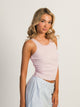 HARLOW HARLOW KYLIE TANK - LIGHT PINK - Boathouse