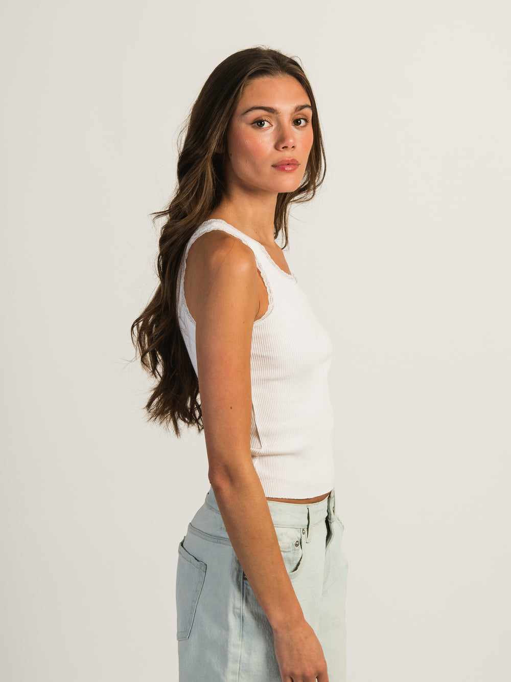 HARLOW KYLIE TANK - WHITE