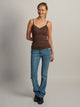 HARLOW LUNA LACE TANK - BROWN