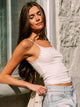 HARLOW HARLOW LOGAN TANK - OFF-WHITE - Boathouse
