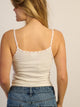 HARLOW LOGAN TANK - OFF-WHITE
