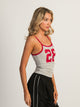 HARLOW HARLOW LOGAN MELANGE TANK - HEATHER GREY - Boathouse