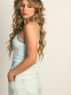 HARLOW HARLOW LOGAN PRINT TANK - BLUE - Boathouse