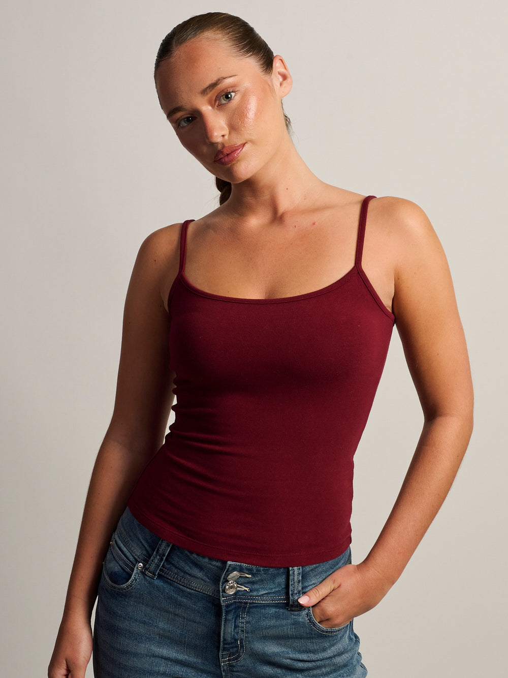 CAMISOLE HARLOW GIA -BORDEAUX