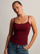 HARLOW HARLOW GIA TANK TOP - BURGUNDY - Boathouse