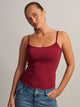 HARLOW HARLOW GIA TANK TOP - BURGUNDY - Boathouse