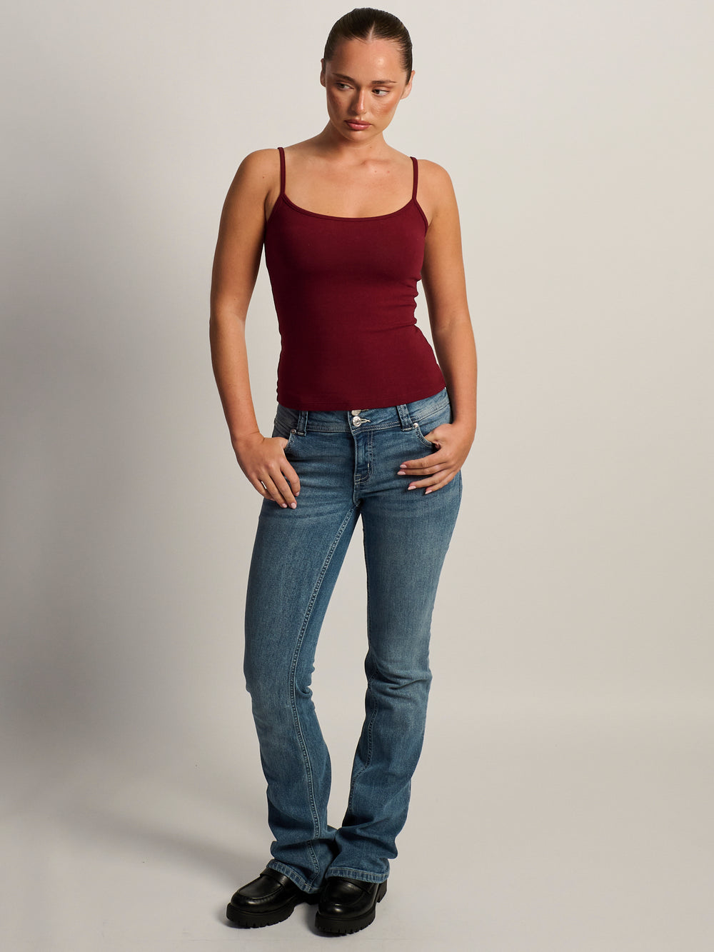 CAMISOLE HARLOW GIA -BORDEAUX