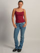 HARLOW HARLOW GIA TANK TOP - BURGUNDY - Boathouse