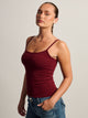 HARLOW HARLOW GIA TANK TOP - BURGUNDY - Boathouse