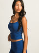 HARLOW HARLOW GIA TANK TOP - COBALT - Boathouse