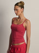 HARLOW HARLOW GIA TANK - WASHD RED - Boathouse