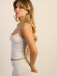 HARLOW HARLOW GIA MELANGE TANK TOP - CLOUD - Boathouse