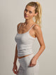 HARLOW HARLOW GIA MELANGE TANK TOP - CLOUD - Boathouse