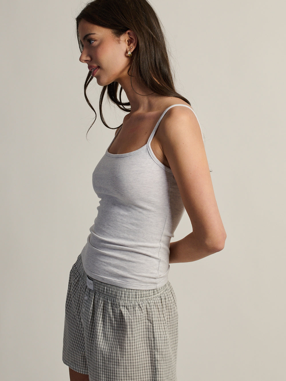 CAMISOLE HARLOW GIA MELANGE -CLOUD