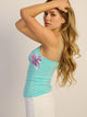 HARLOW HARLOW GIA TANK - PRINT AQUA - Boathouse