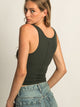 HARLOW HARLOW ESSENTIAL LUXE TANK TOP - FOREST - Boathouse