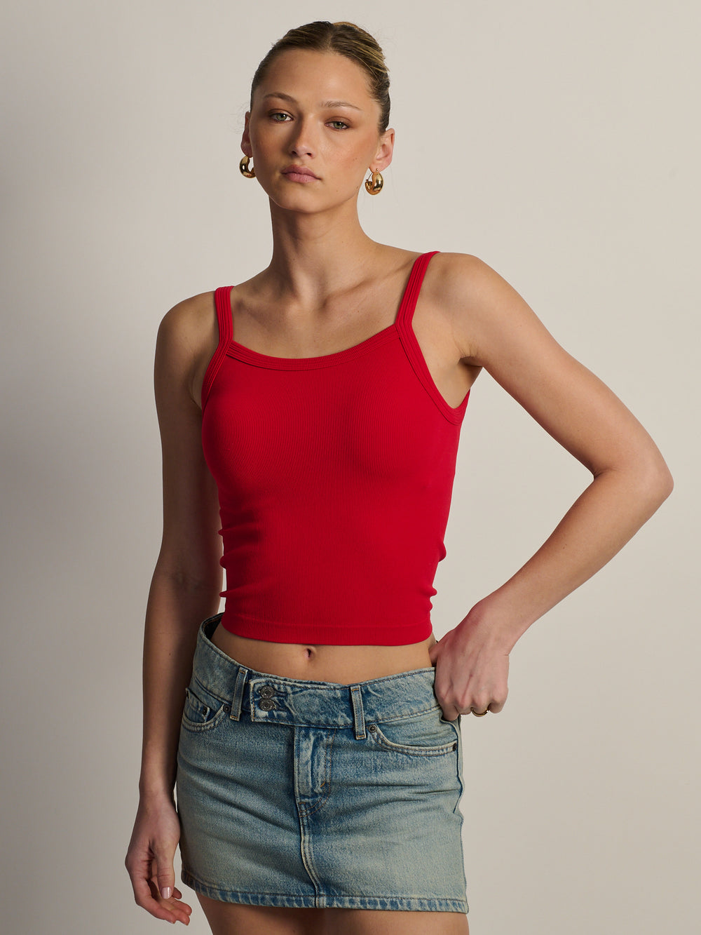 HARLOW GIGI TANK - RUBY