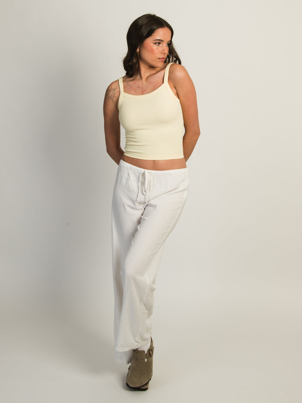 HARLOW GIGI TANK TOP - BABY YELLOW