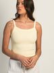 HARLOW HARLOW GIGI TANK TOP - BABY YELLOW - Boathouse