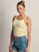 HARLOW HARLOW GIGI TANK TOP - BABY YELLOW - Boathouse