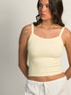 HARLOW HARLOW GIGI TANK TOP - BABY YELLOW - Boathouse