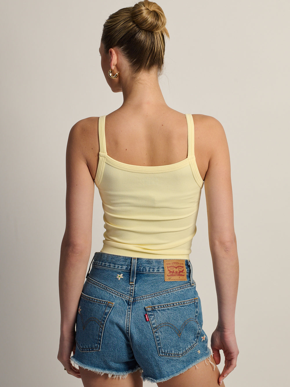 HARLOW GIGI TANK TOP - BABY YELLOW