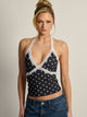 HARLOW HARLOW SALOME TOP - NOIR - Boathouse