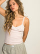 HARLOW HARLOW LENI TANK TOP - BABY PINK - Boathouse