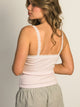 HARLOW HARLOW LENI TANK TOP - BABY PINK - Boathouse