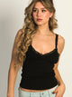 HARLOW HARLOW LENI TANK - BLACK - Boathouse