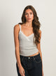 HARLOW HARLOW LENI MELANGE TANK - HEATHER GREY - Boathouse