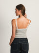 HARLOW HARLOW LENI MELANGE TANK - HEATHER GREY - Boathouse