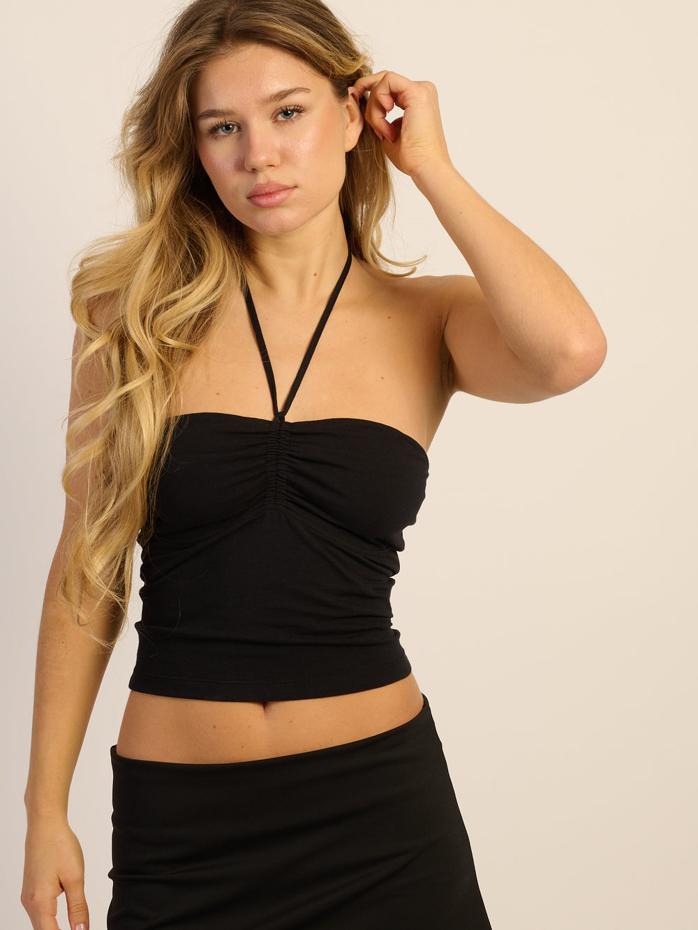 HARLOW LIA TOP - BLACK