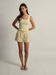 HARLOW HARLOW ESSENTIAL SQUARENECK TANK - YELLOW - Boathouse