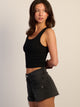 HARLOW HARLOW ESSENTIAL SQUARENECK TANK - BLACK - Boathouse
