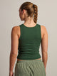 HARLOW HARLOW ESSENTIAL SQUARE NECK TANK - FOREST - Boathouse