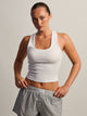 HARLOW HARLOW ESSENTIAL SQUARENECK TANK - WHITE - Boathouse