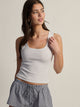 HARLOW HARLOW ESSENTIAL SQUARENECK TANK - CLOUD - Boathouse