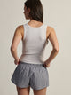 HARLOW HARLOW ESSENTIAL SQUARENECK TANK - CLOUD - Boathouse