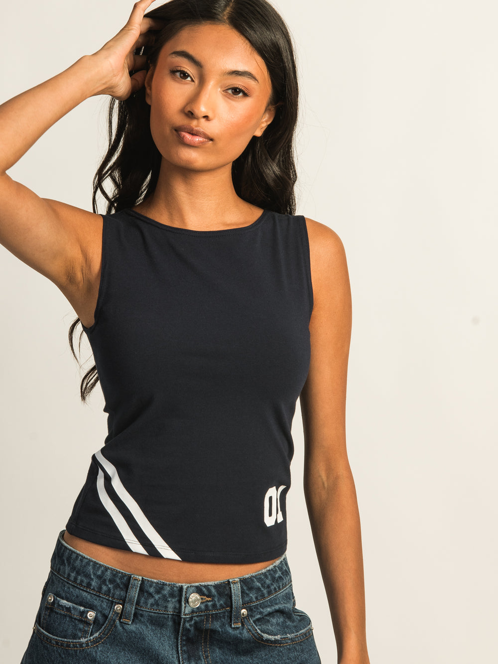 CAMISOLE IMPRIMÉE HARLOW PARIS - BLEU MARINE