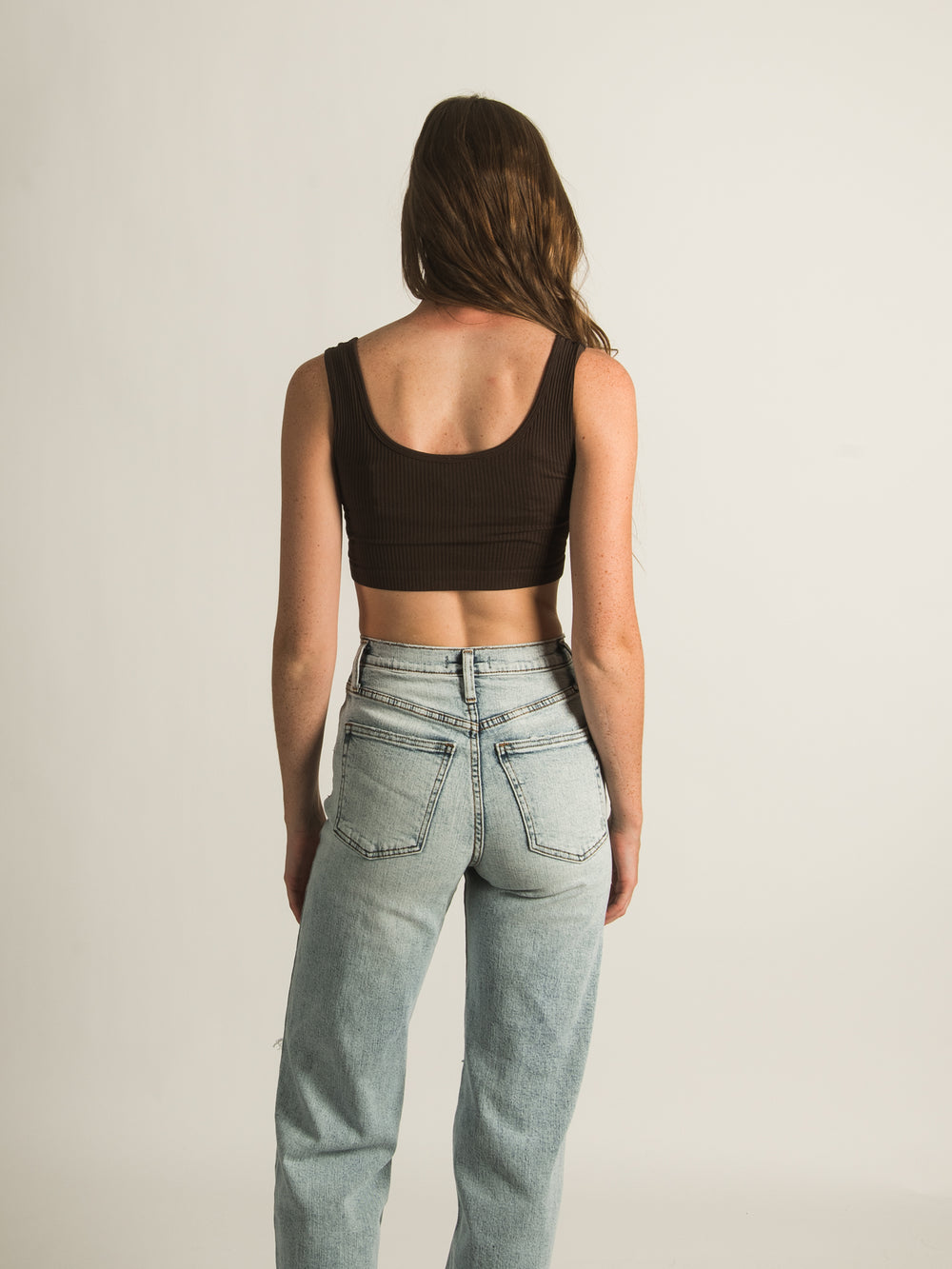 HARLOW RIB SNAP BRALETTE - CLEARANCE