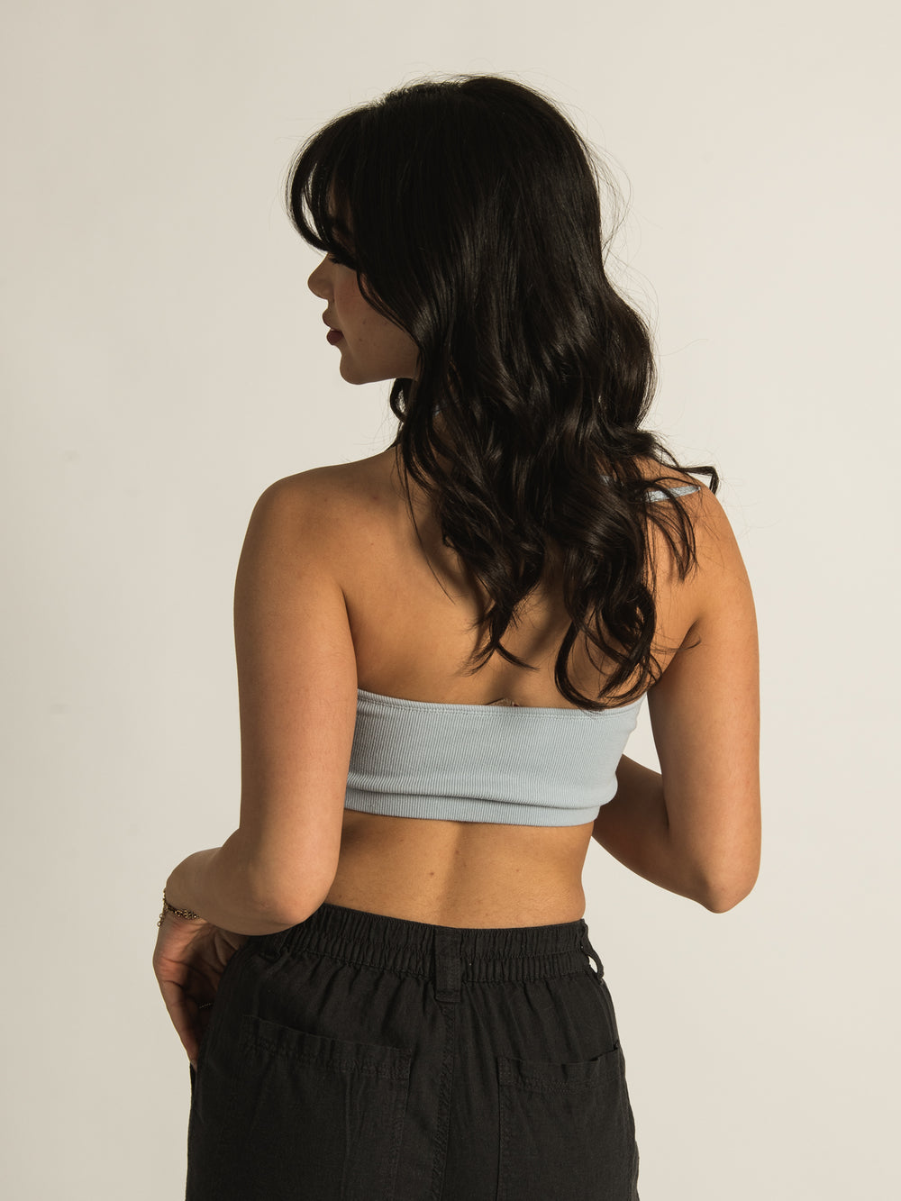 HARLOW TWIST HALTER TOP - CLEARANCE