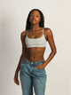 HARLOW HARLOW CLASSIC MELANGE SCOOP BRALETTE - HEATHER GREY - Boathouse