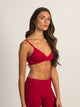 HARLOW HARLOW CLASSIC TRIANGLE BRALETTE - PORT - Boathouse