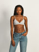 HARLOW HARLOW CLASSIC MELANGE TRIANGLE BRALETTE - HEATHER GREY - Boathouse