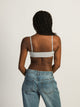 HARLOW HARLOW CLASSIC MELANGE TRIANGLE BRALETTE - HEATHER GREY - Boathouse