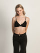 HARLOW HARLOW CLASSIC TRIANGLE BOW BRALETTE - BLACK - Boathouse
