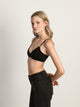 HARLOW HARLOW CLASSIC TRIANGLE BOW BRALETTE - BLACK - Boathouse