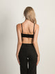 HARLOW HARLOW CLASSIC TRIANGLE BOW BRALETTE - BLACK - Boathouse
